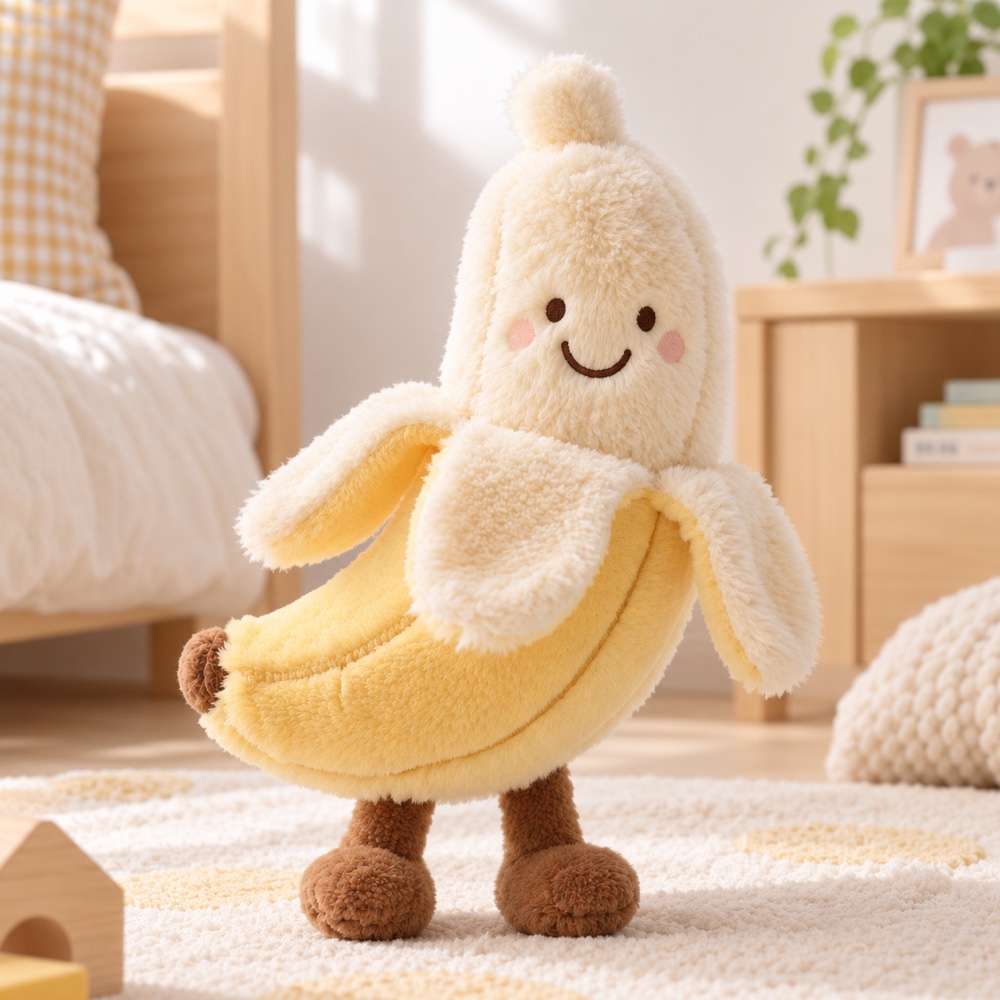PLUSHIP Standing Banana Plush Toy - product view 05