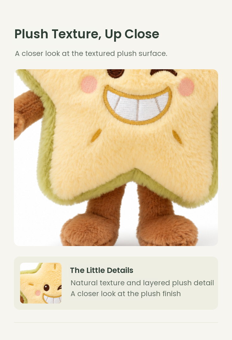 PLUSHIP Starfruit Plush Toy - detail 02