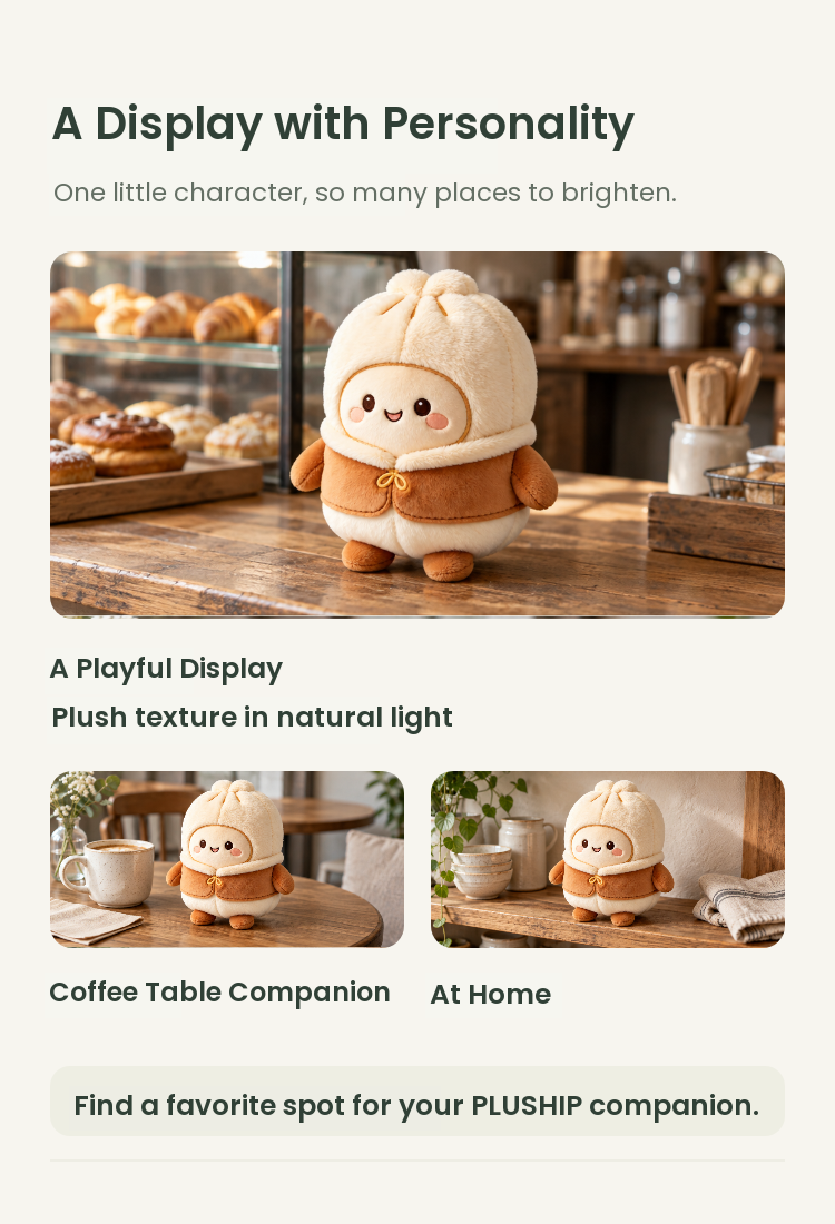 PLUSHIP Steamed Bun Plush Toy - detail 05