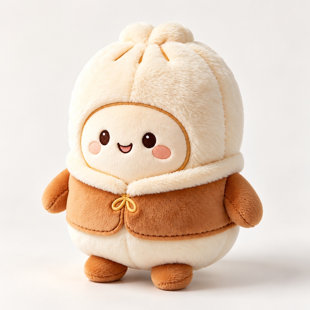 PLUSHIP Steamed Bun Plush Toy - product view 01
