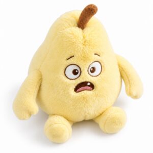PLUSHIP Surprised Pear Plush Toy - product view 01