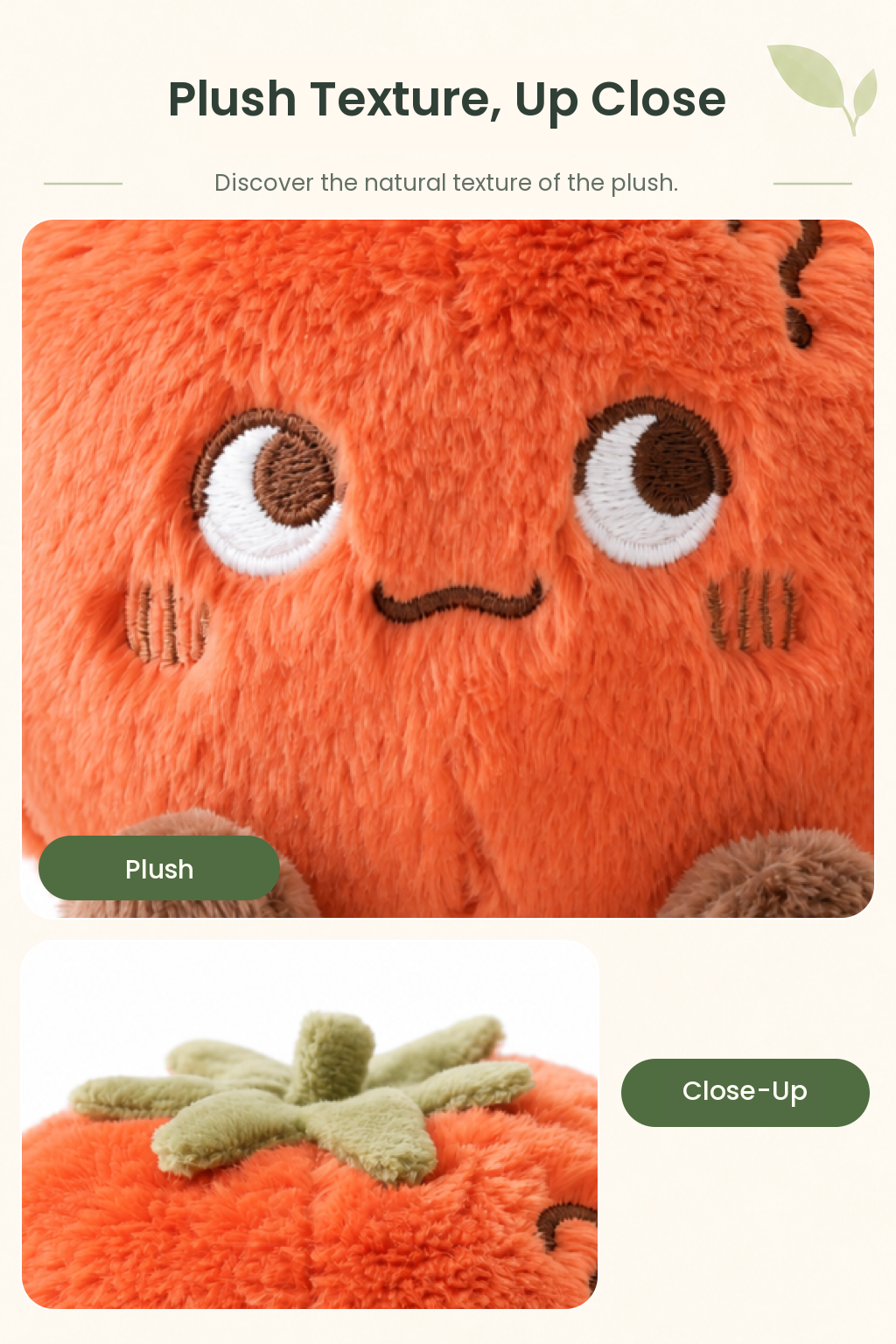PLUSHIP Tomato Plush Toy - detail 02