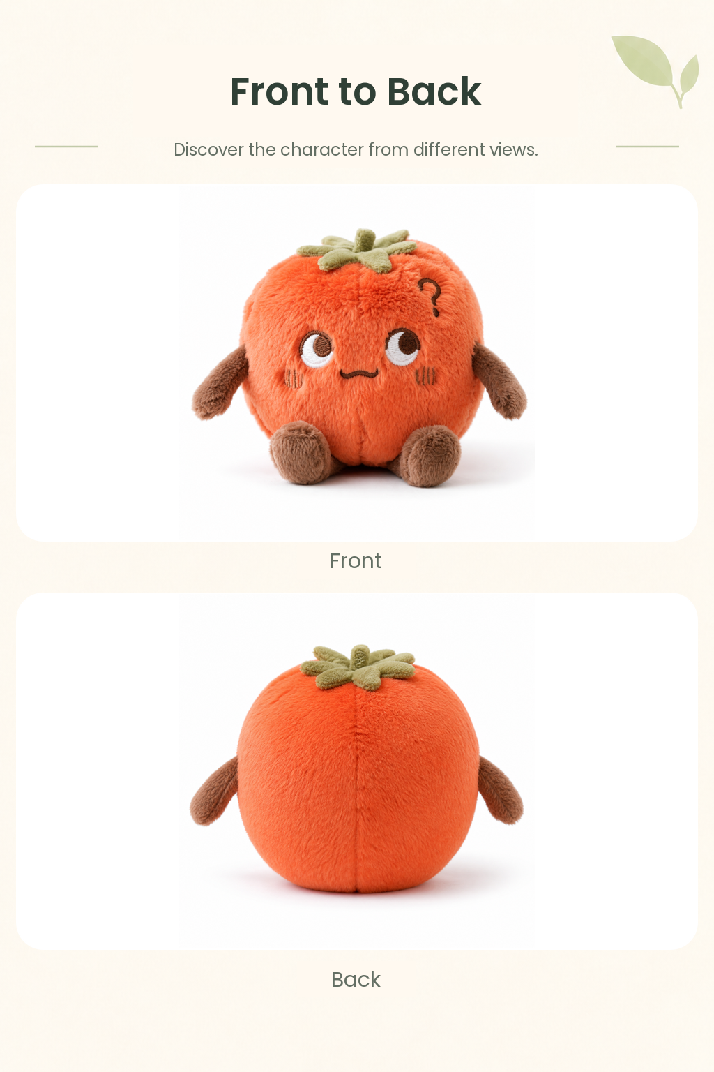 PLUSHIP Tomato Plush Toy - detail 05