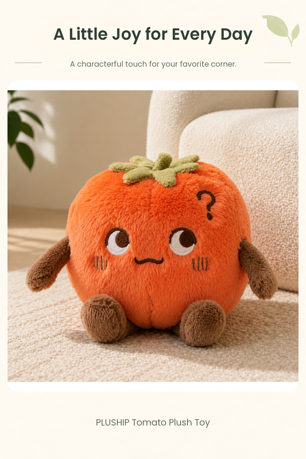PLUSHIP Tomato Plush Toy - detail 06