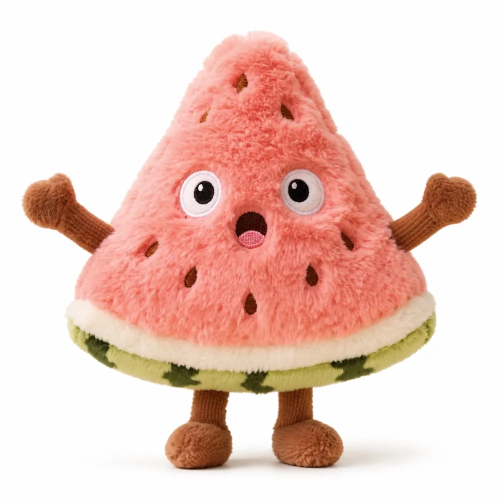 PLUSHIP Triangular Watermelon Slice Plush Toy — catalogue view