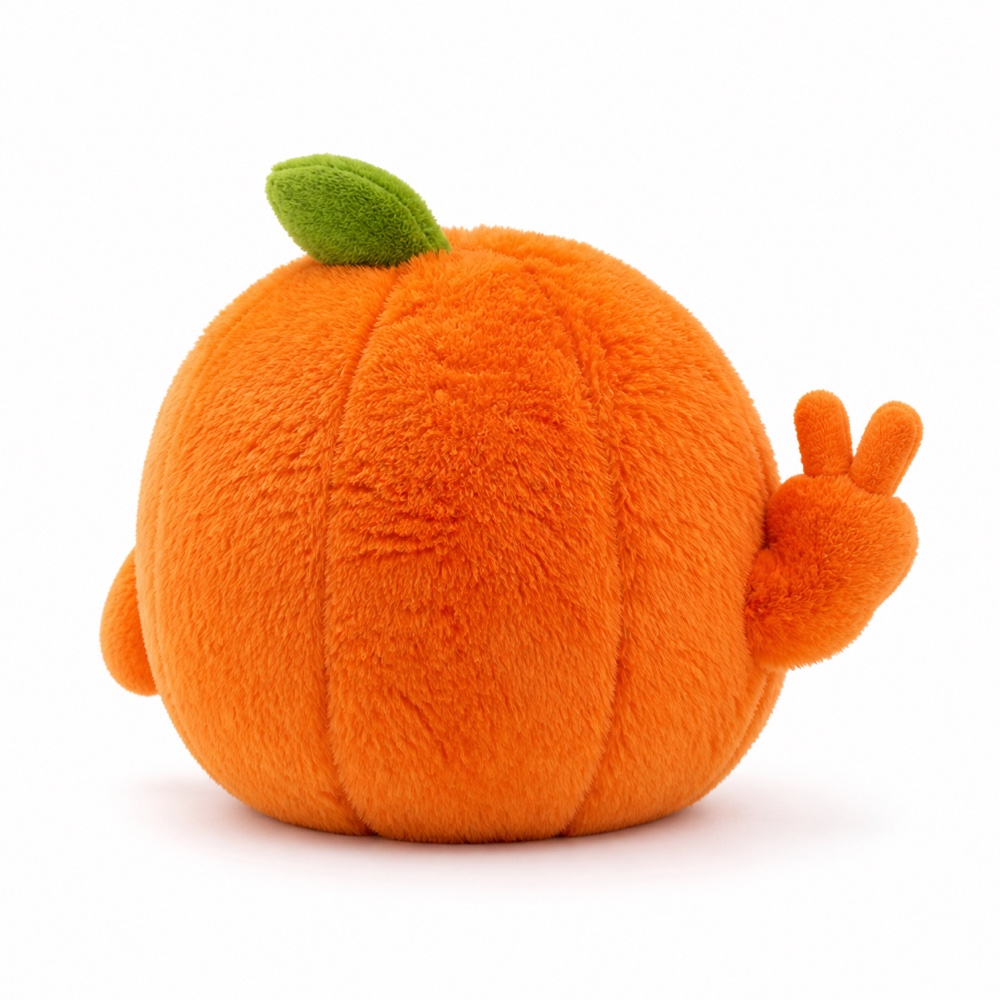 PLUSHIP Winking Orange Plush Toy - product view 04