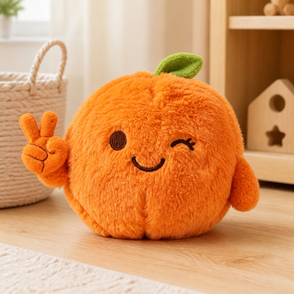 PLUSHIP Winking Orange Plush Toy - product view 05