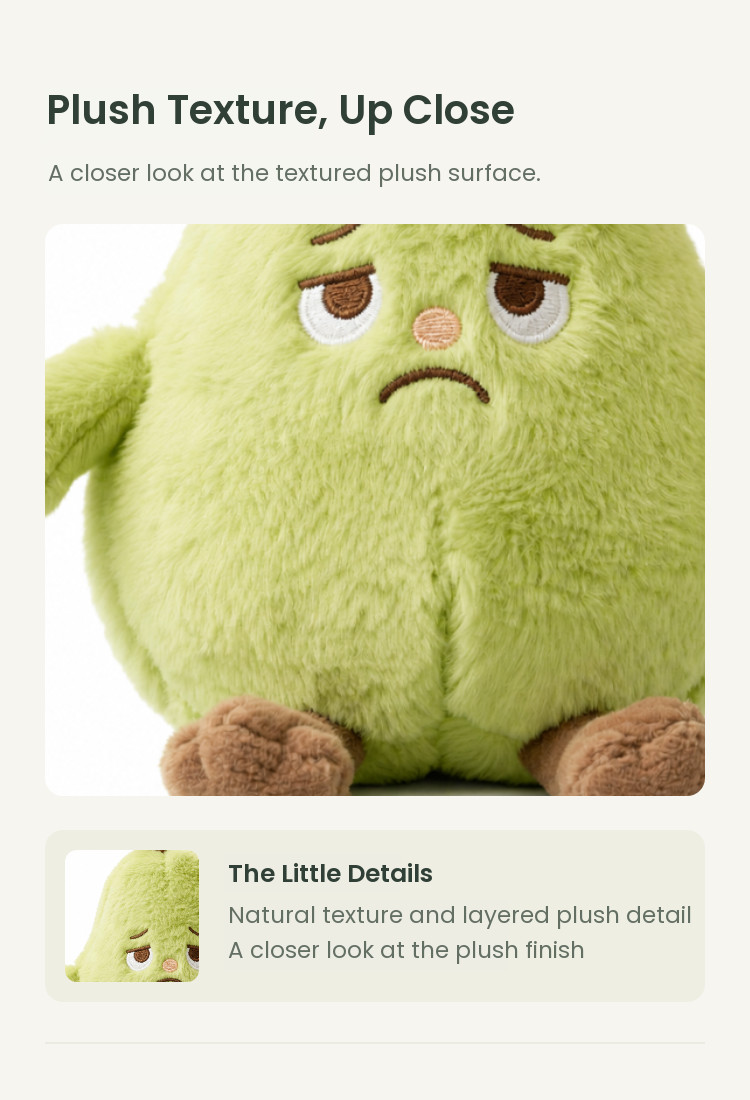 PLUSHIP Ya Pear Plush Toy - detail 02