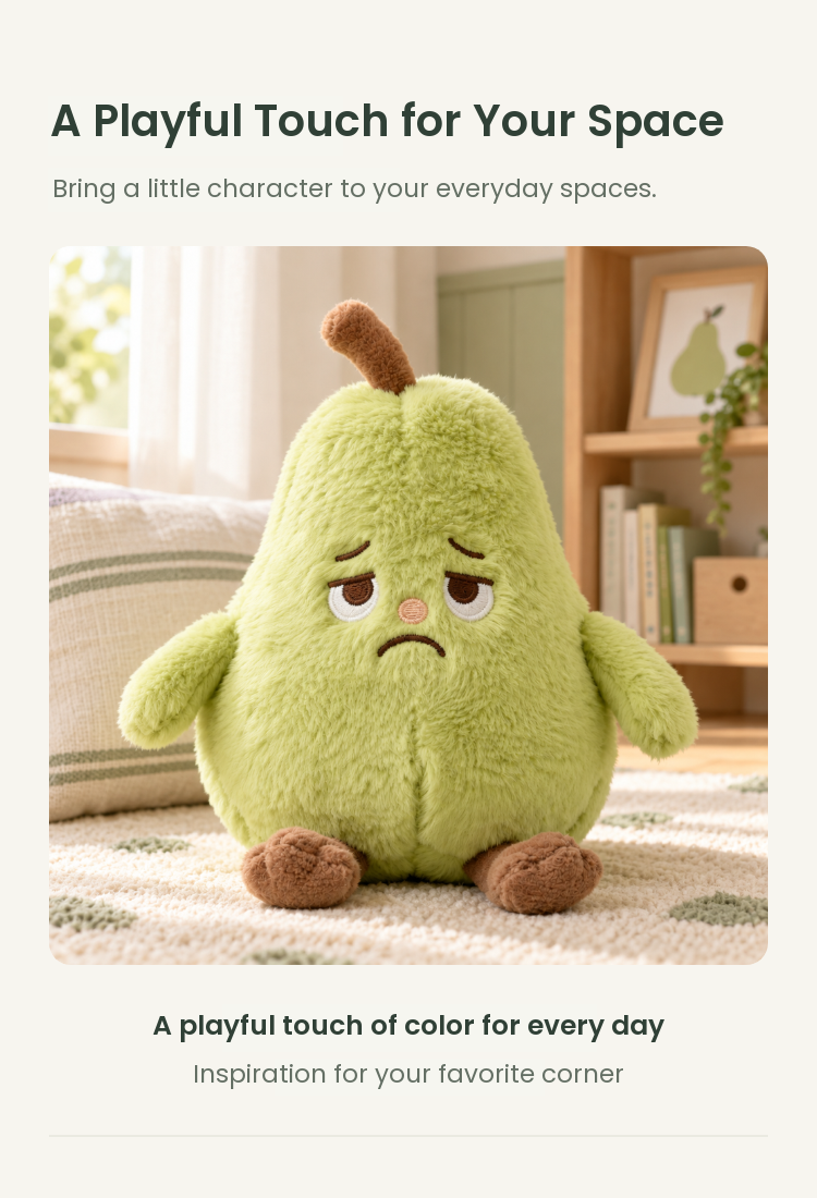 PLUSHIP Ya Pear Plush Toy - detail 05